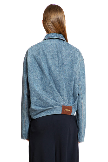 LOEWE WOMAN BLUE JACKETS