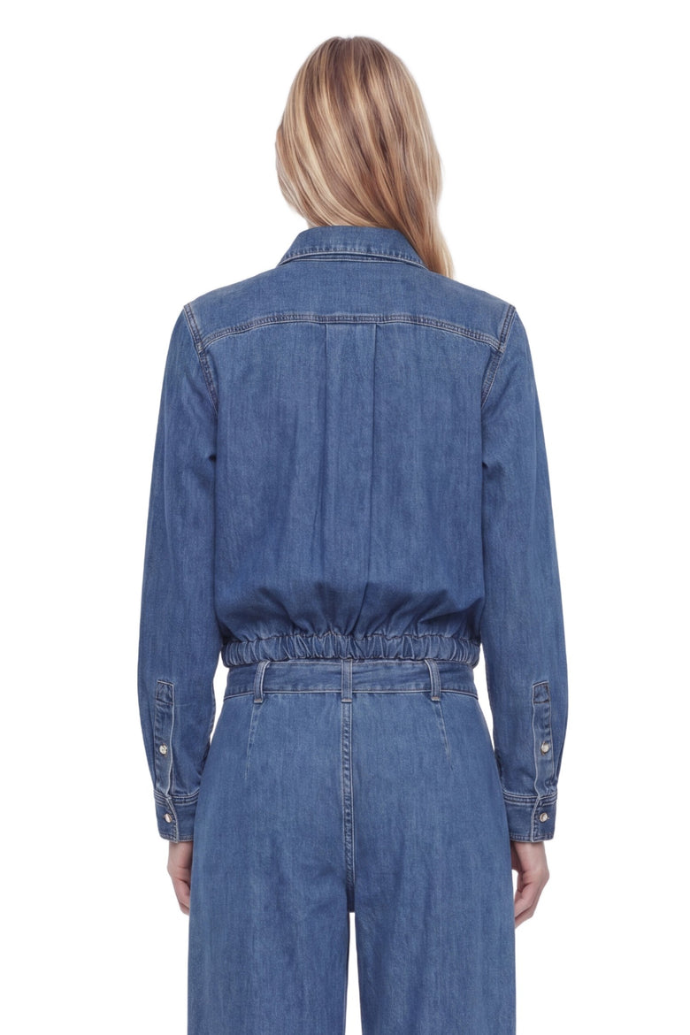 
              LOEWE Belted Shirt in Denim woman
            