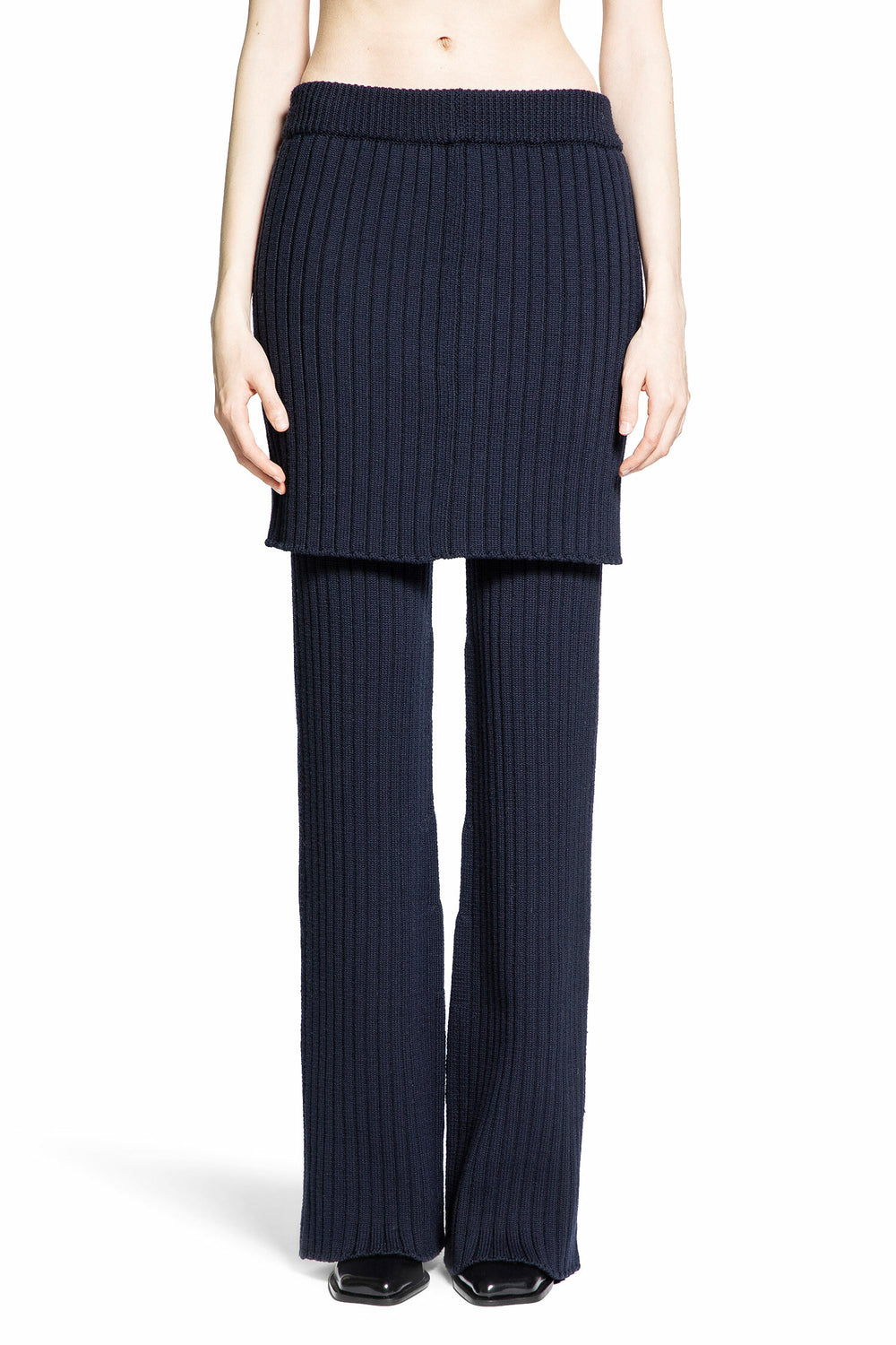 LOEWE WOMAN BLUE TROUSERS