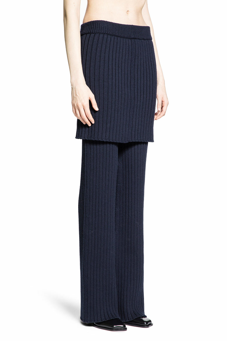 LOEWE WOMAN BLUE TROUSERS