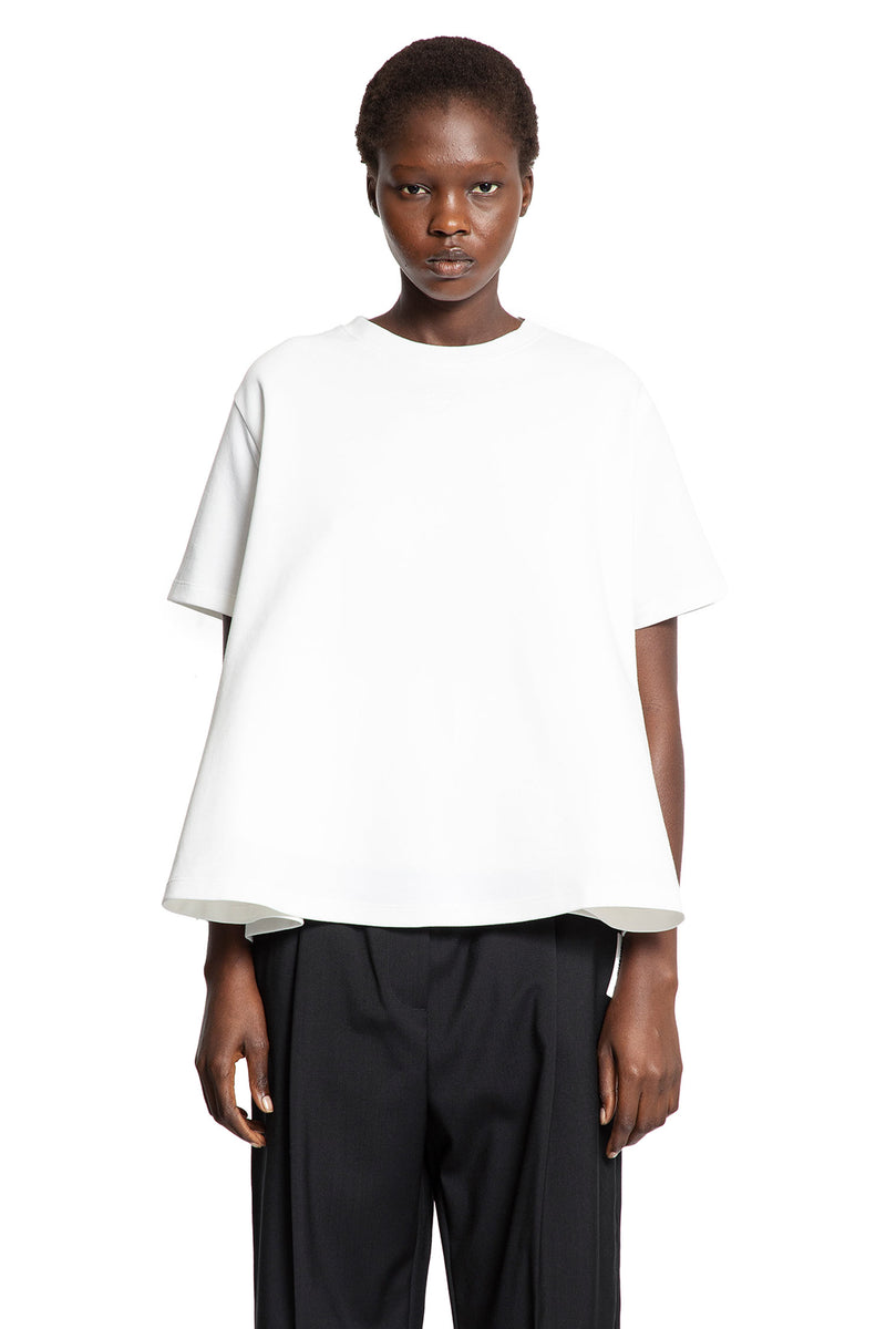 Trapeze Top in Cotton Blend - Antonioli.eu