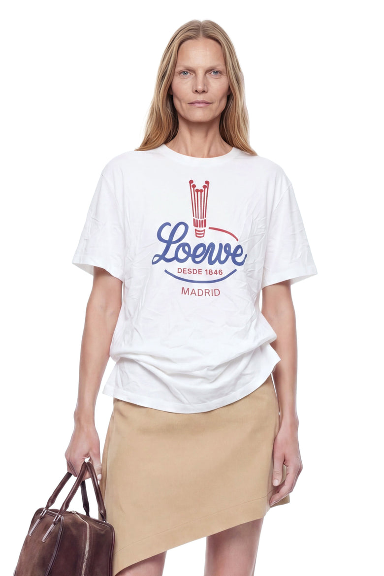LOEWE Digital Archive Logo T-Shirt woman