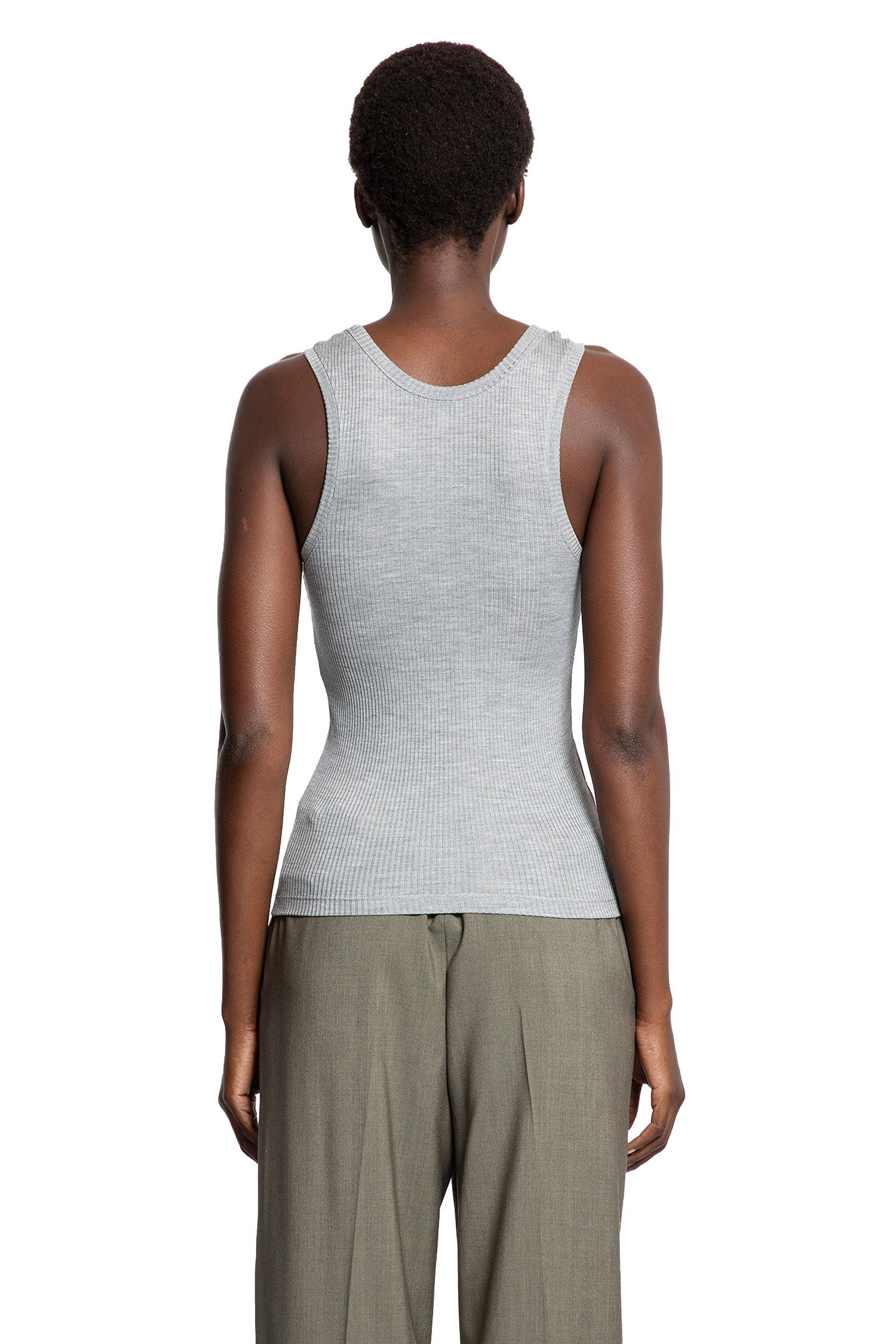 Anagram Tank Top in Silk