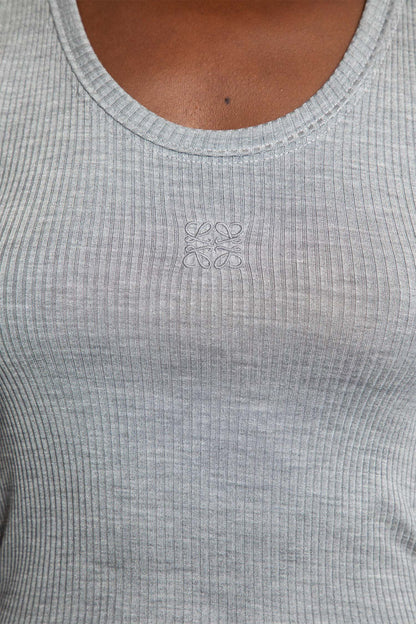 Anagram Tank Top in Silk