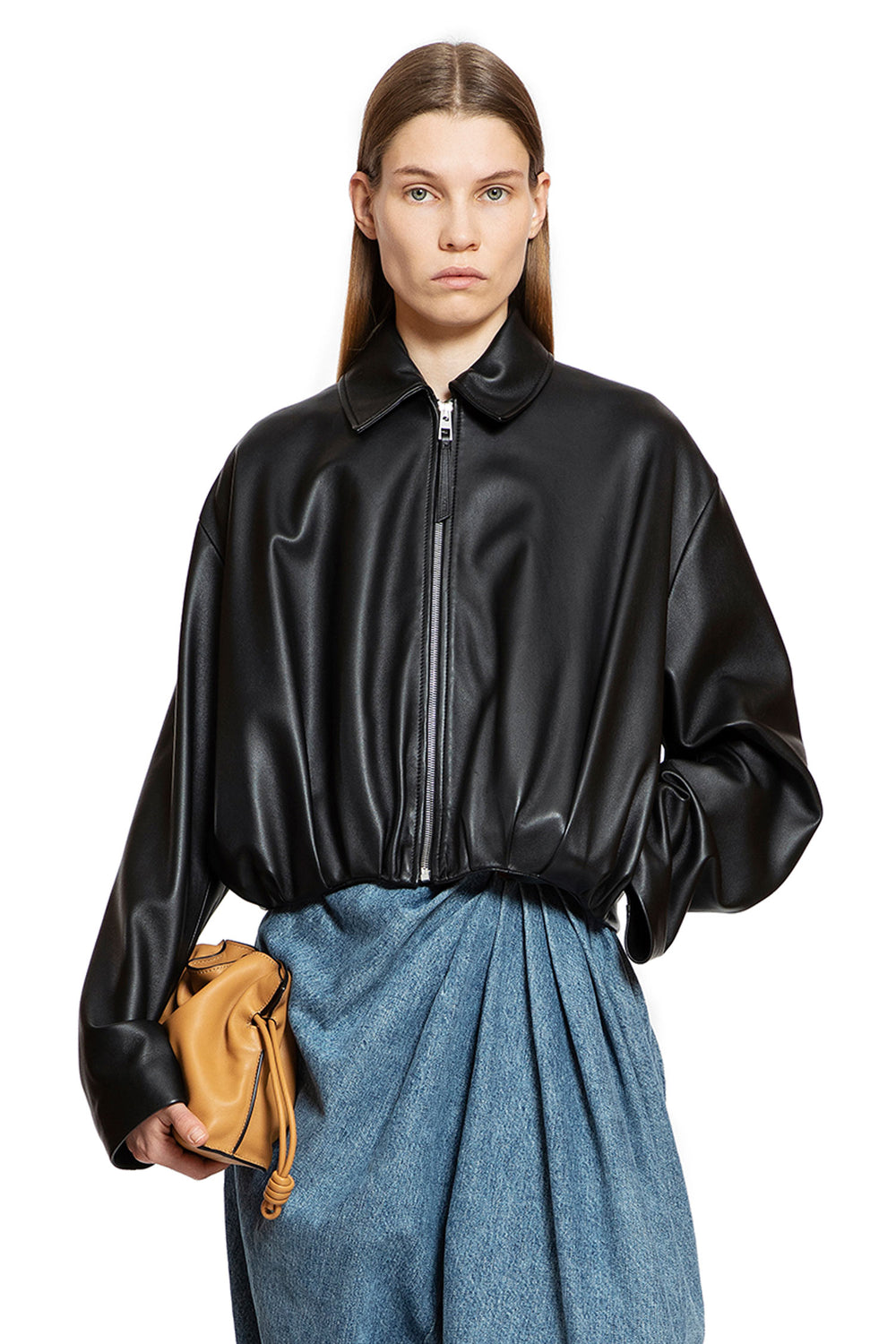 LOEWE WOMAN BLACK JACKETS