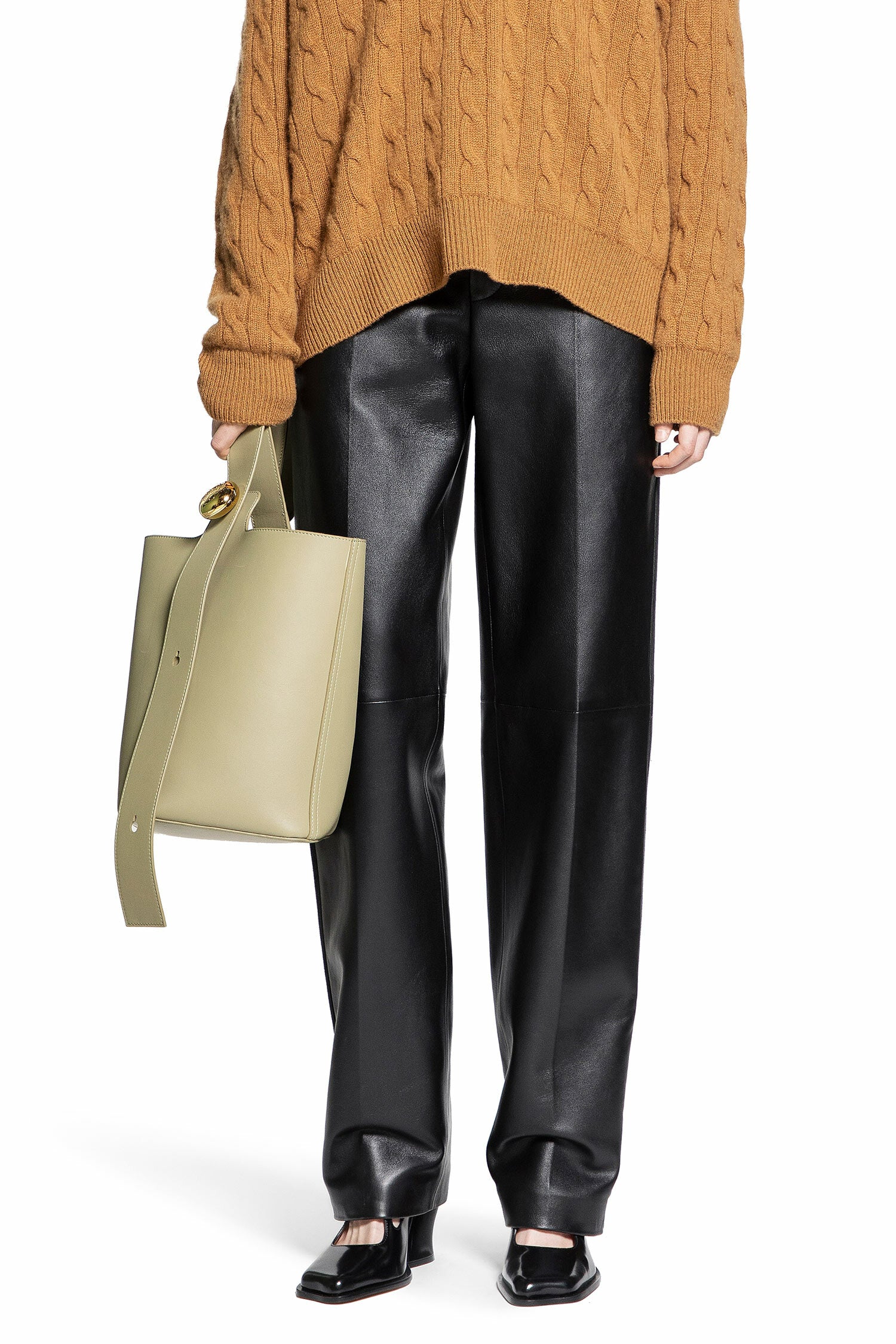 LOEWE WOMAN BLACK TROUSERS