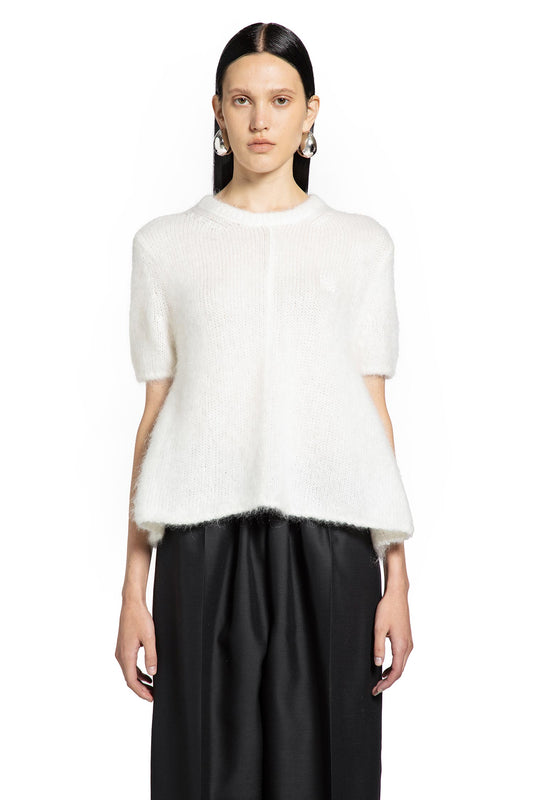 Short Sleeve Sweater in Mohair Blend - Antonioli.eu