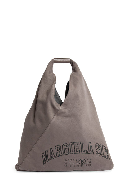 MM6 MAISON MARGIELA WOMAN GREY TOTE BAGS