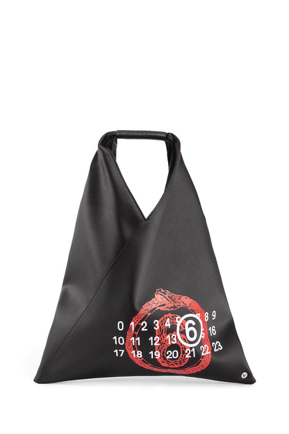 MM6 MAISON MARGIELA WOMAN BLACK TOTE BAGS