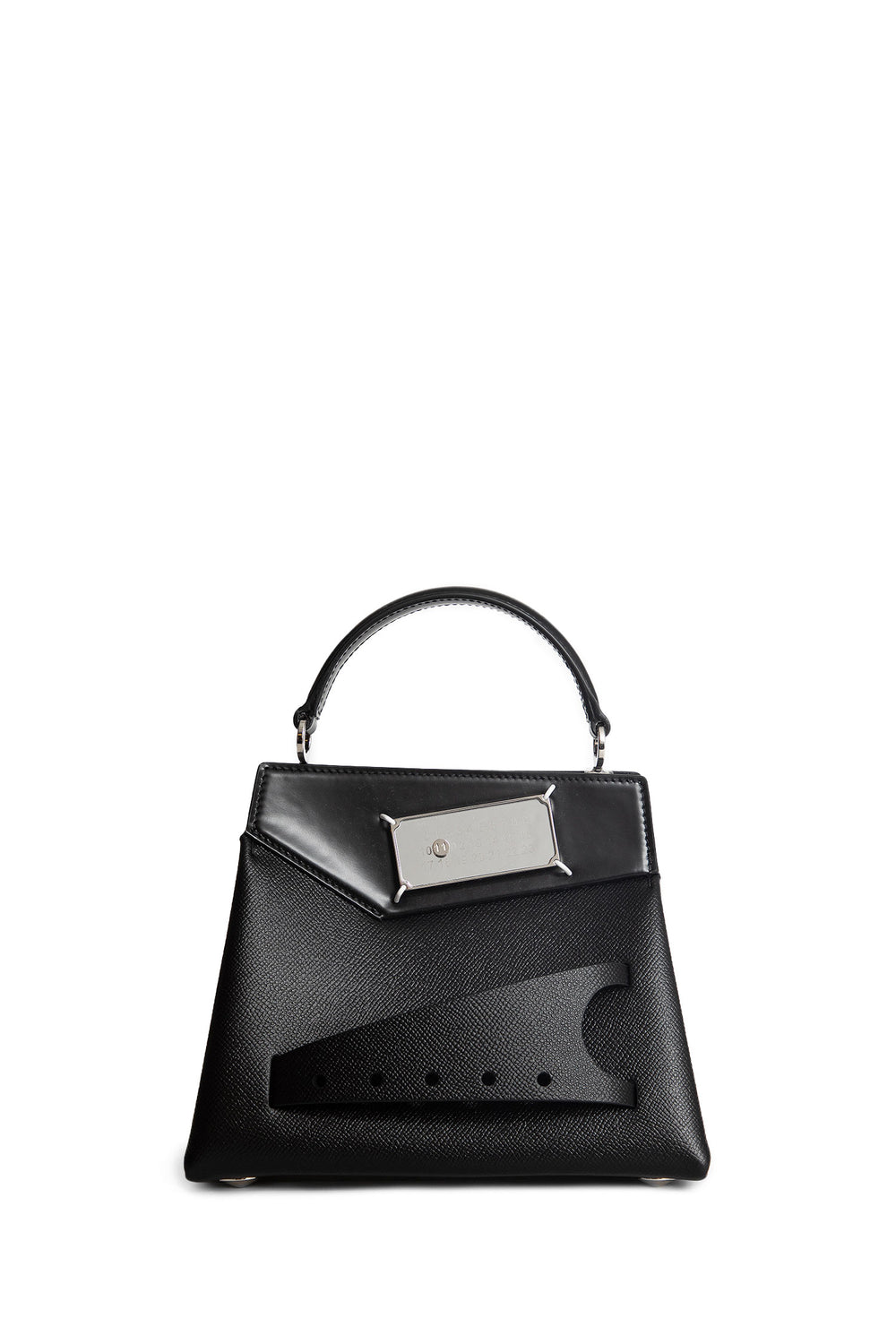 MAISON MARGIELA WOMAN BLACK TOP HANDLE BAGS