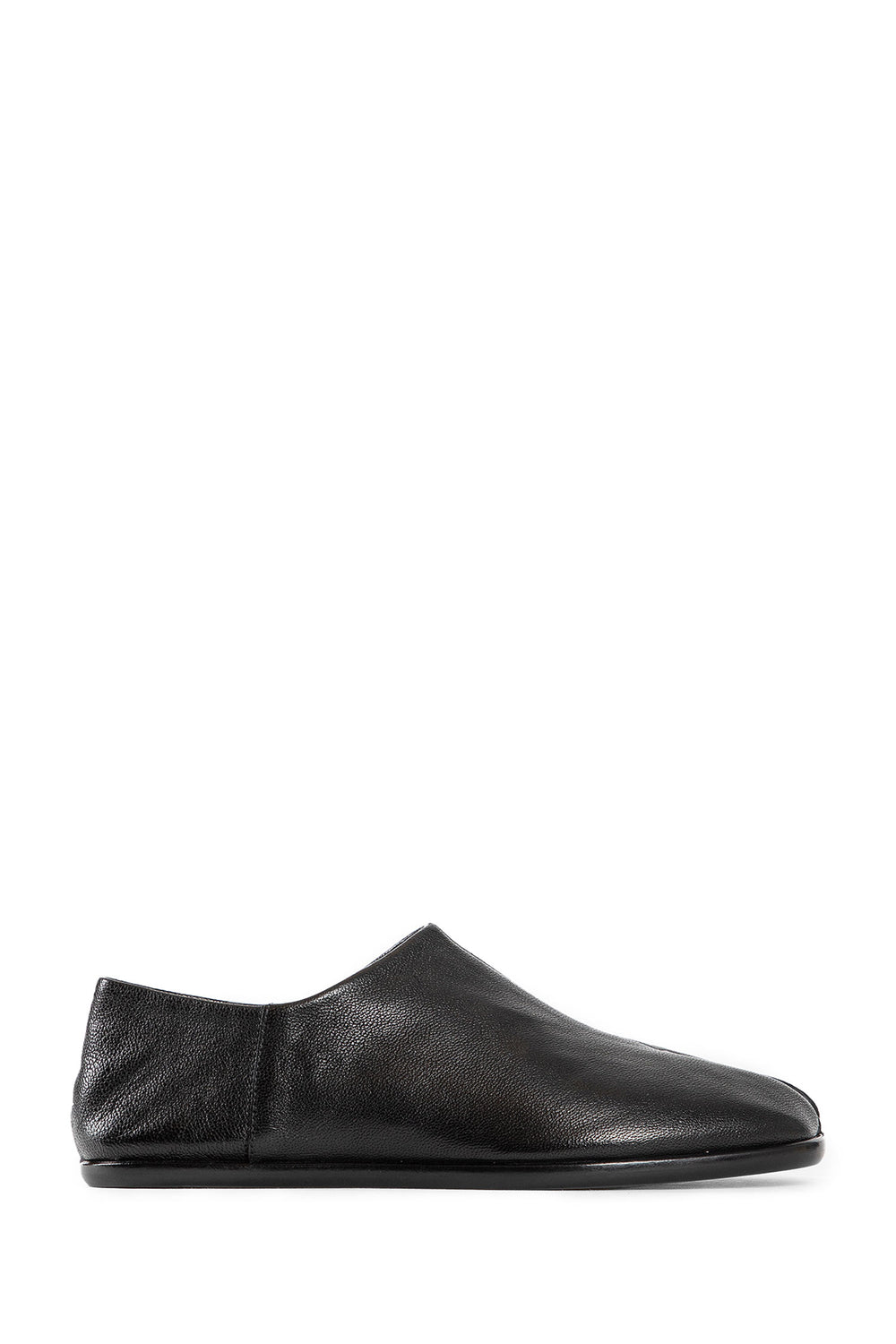 MAISON MARGIELA MAN BLACK LOAFERS & FLATS