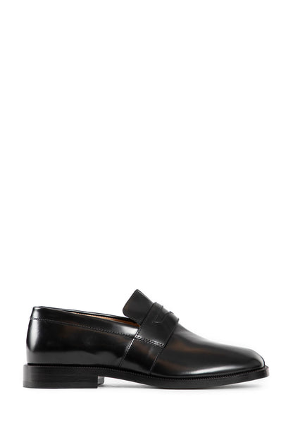 MAISON MARGIELA MAN BLACK LOAFERS & FLATS