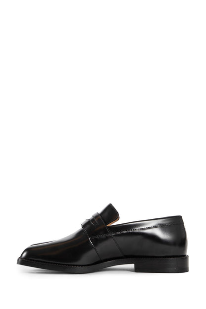 MAISON MARGIELA MAN BLACK LOAFERS & FLATS