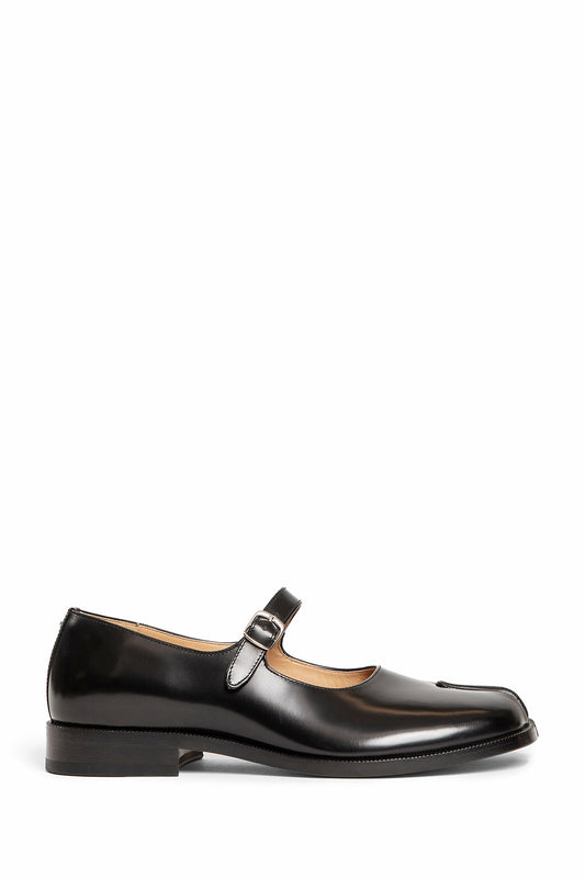 MAISON MARGIELA MAN BLACK LOAFERS & FLATS