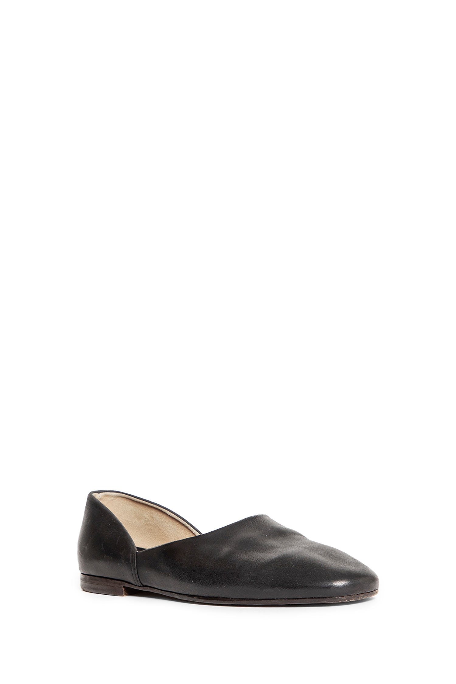 MAISON MARGIELA MAN BLACK LOAFERS & FLATS