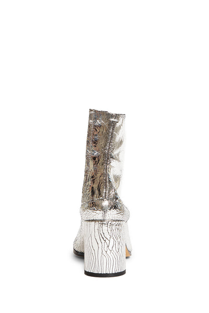 MAISON MARGIELA WOMAN SILVER BOOTS