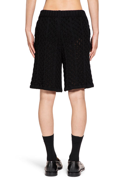 LANEUS MAN BLACK SHORTS & SKIRTS