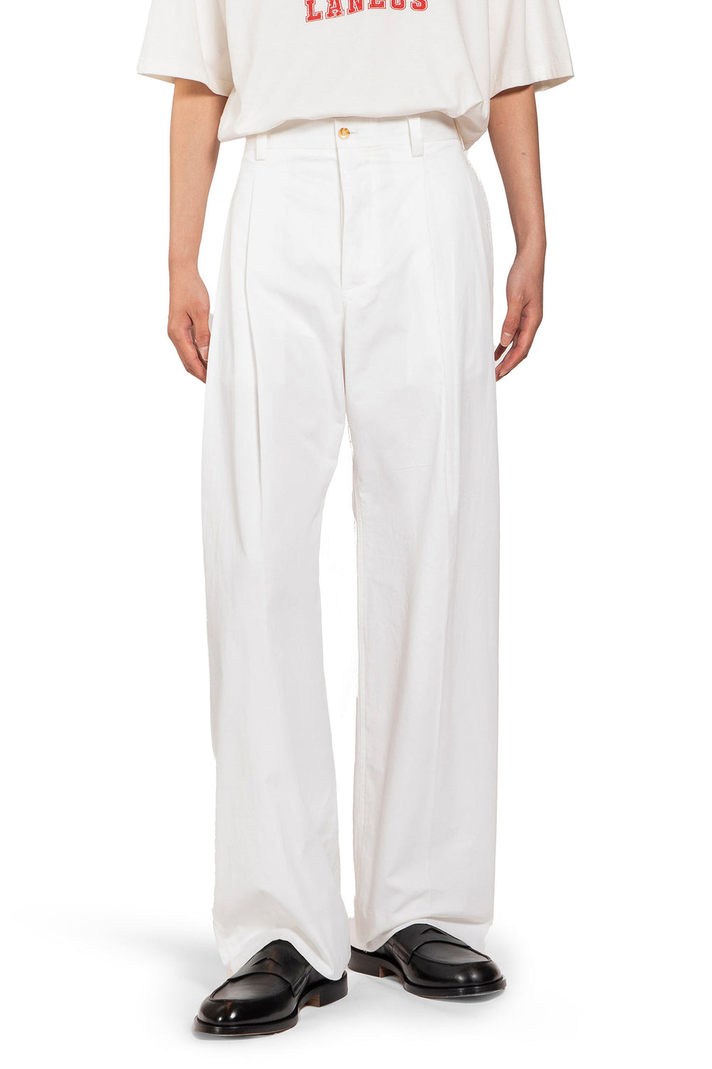 LANEUS MAN WHITE TROUSERS