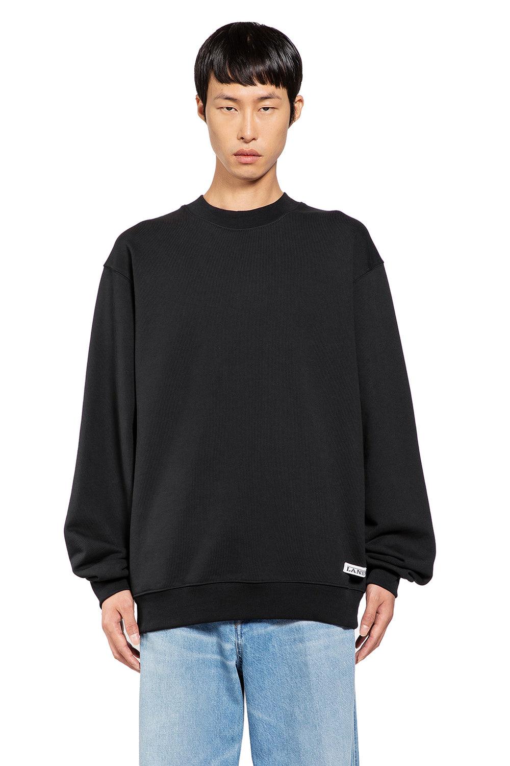 LANEUS MAN BLACK SWEATSHIRTS