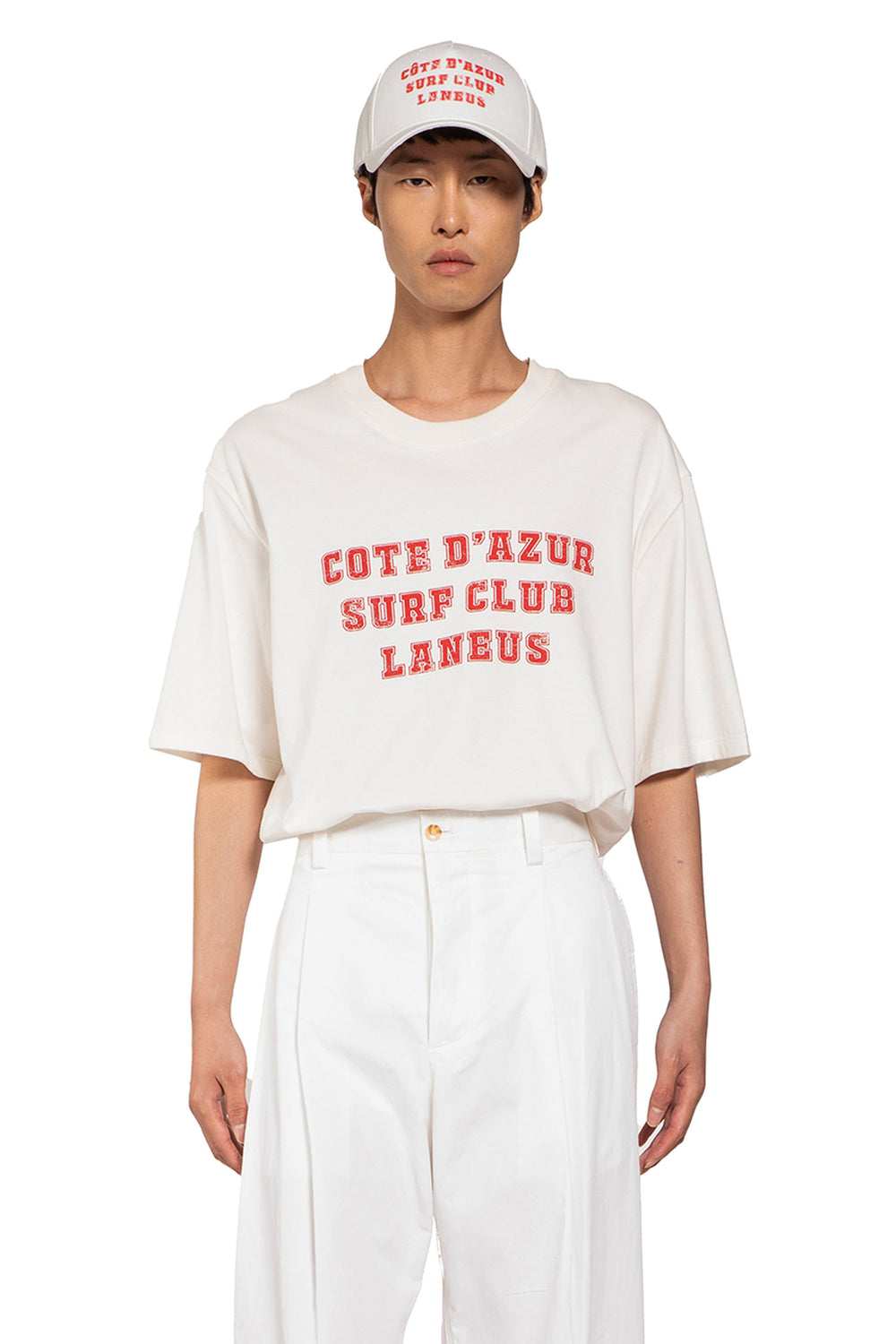 LANEUS MAN OFF-WHITE T-SHIRTS & TANK TOPS