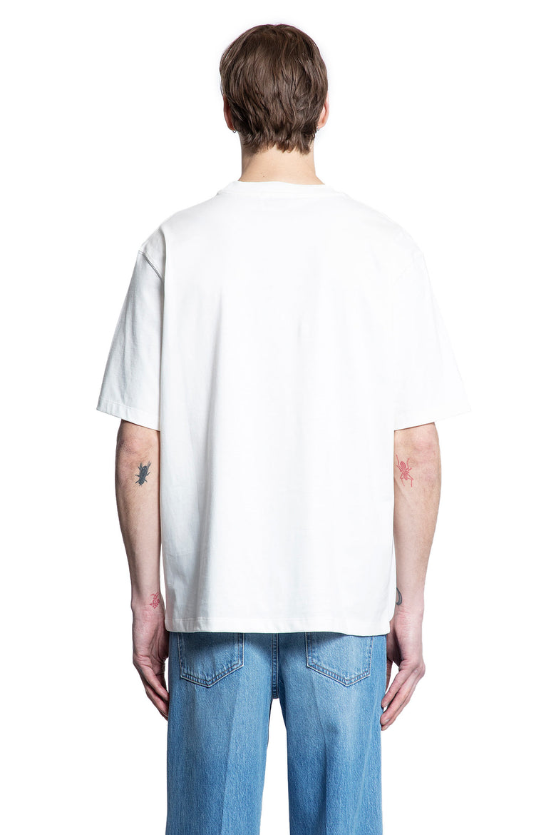 LANEUS MAN WHITE T-SHIRTS & TANK TOPS