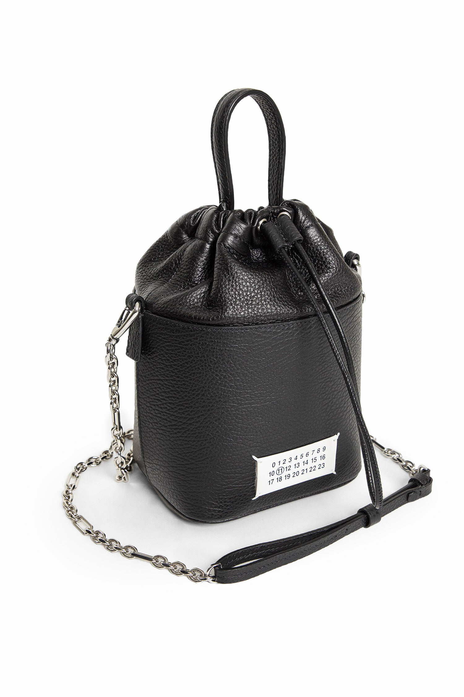 MAISON MARGIELA WOMAN BLACK TOP HANDLE BAGS