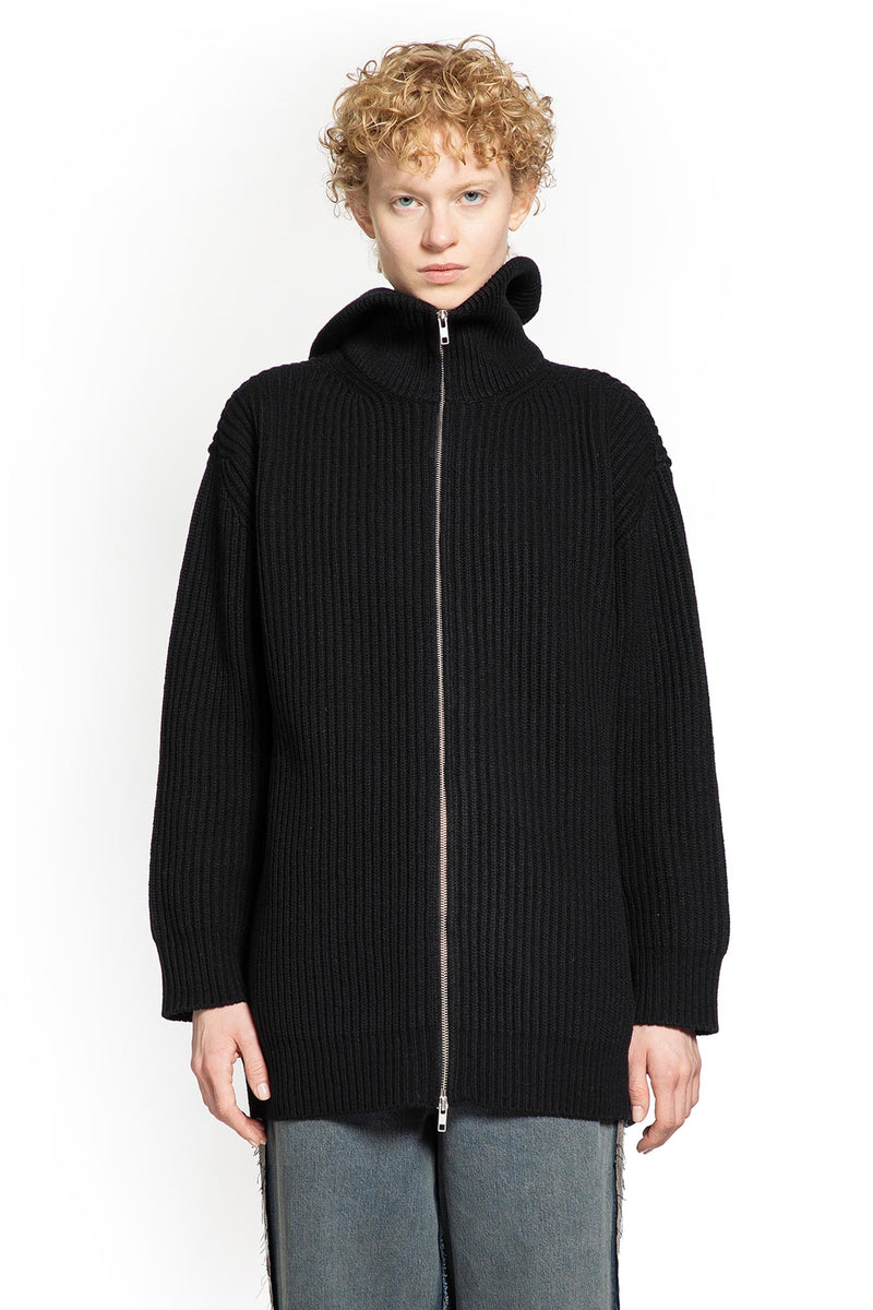 MM6 MAISON MARGIELA Wool Blend Oversized Cardigan woman