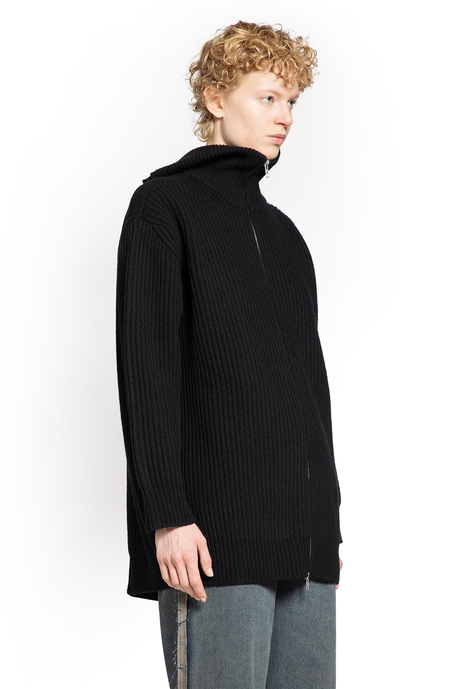 Ribbed-Knit Cardigan