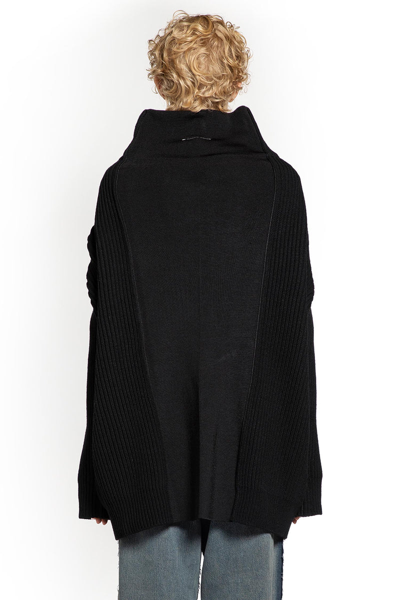 MM6 MAISON MARGIELA Wool Blend Oversized Cardigan woman