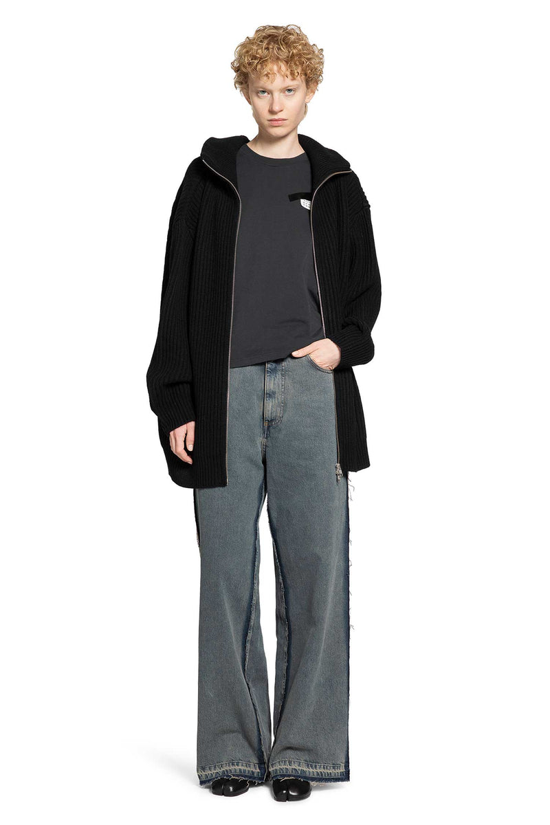 MM6 MAISON MARGIELA Wool Blend Oversized Cardigan woman