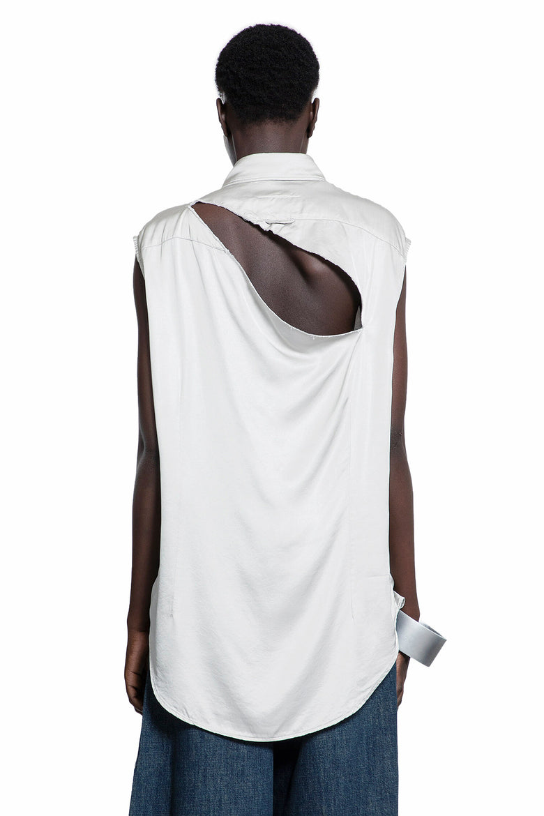 MM6 MAISON MARGIELA WOMAN GREY SHIRTS