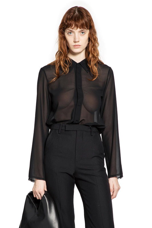 Sheer Tulle Shirt - Antonioli.eu