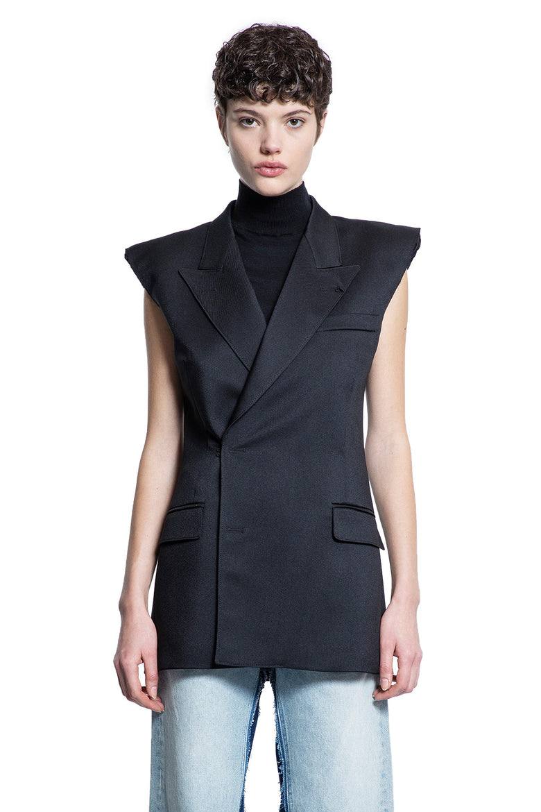 MM6 MAISON MARGIELA WOMAN BLACK VESTS