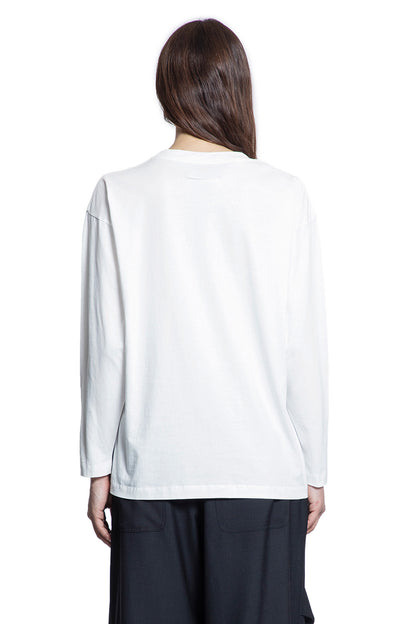 MM6 MAISON MARGIELA WOMAN WHITE T-SHIRTS & TANK TOPS