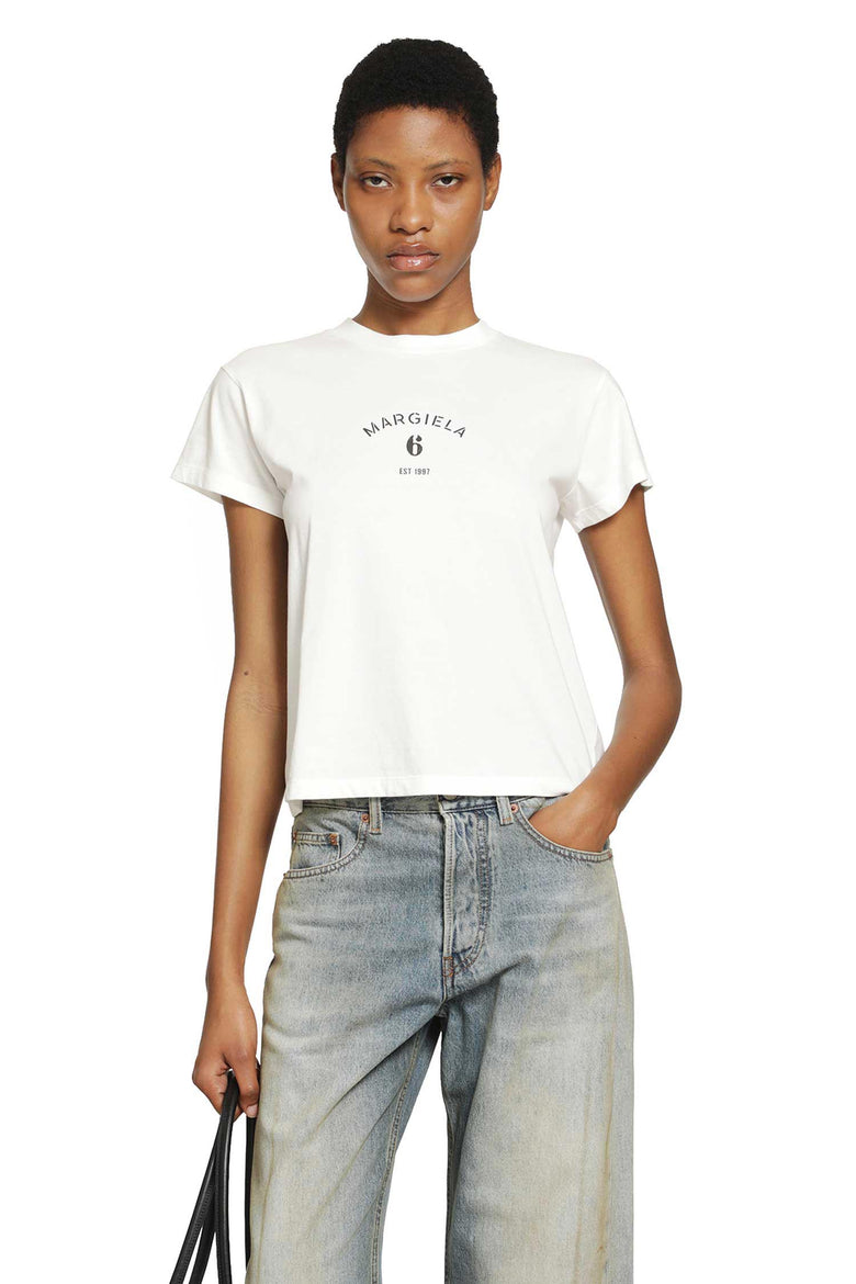 MM6 MAISON MARGIELA Signature Jersey T-Shirt woman
