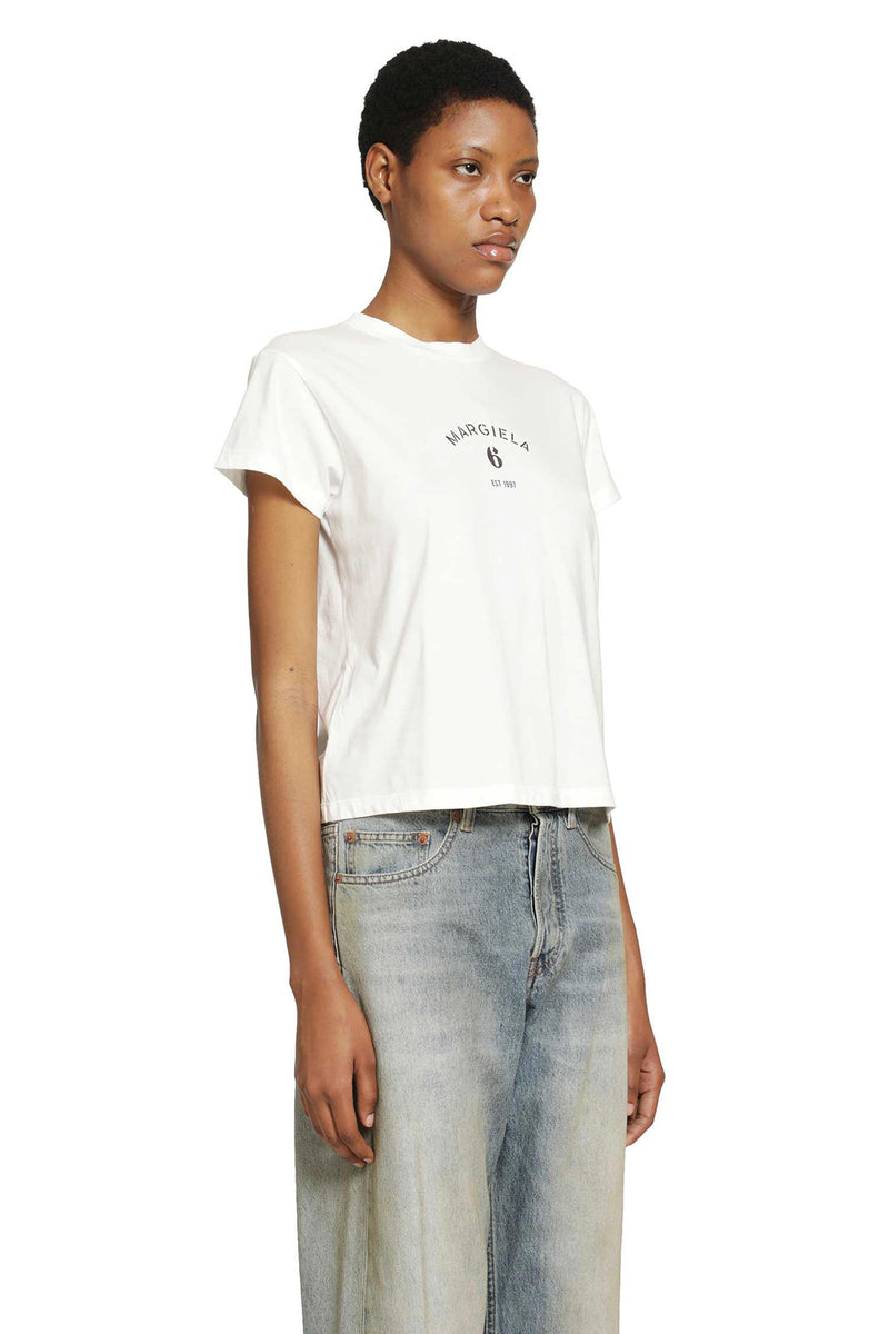 MM6 MAISON MARGIELA Signature Jersey T-Shirt woman
