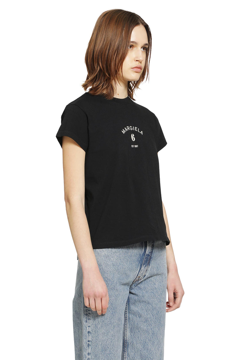 MM6 MAISON MARGIELA Signature Jersey T-Shirt woman