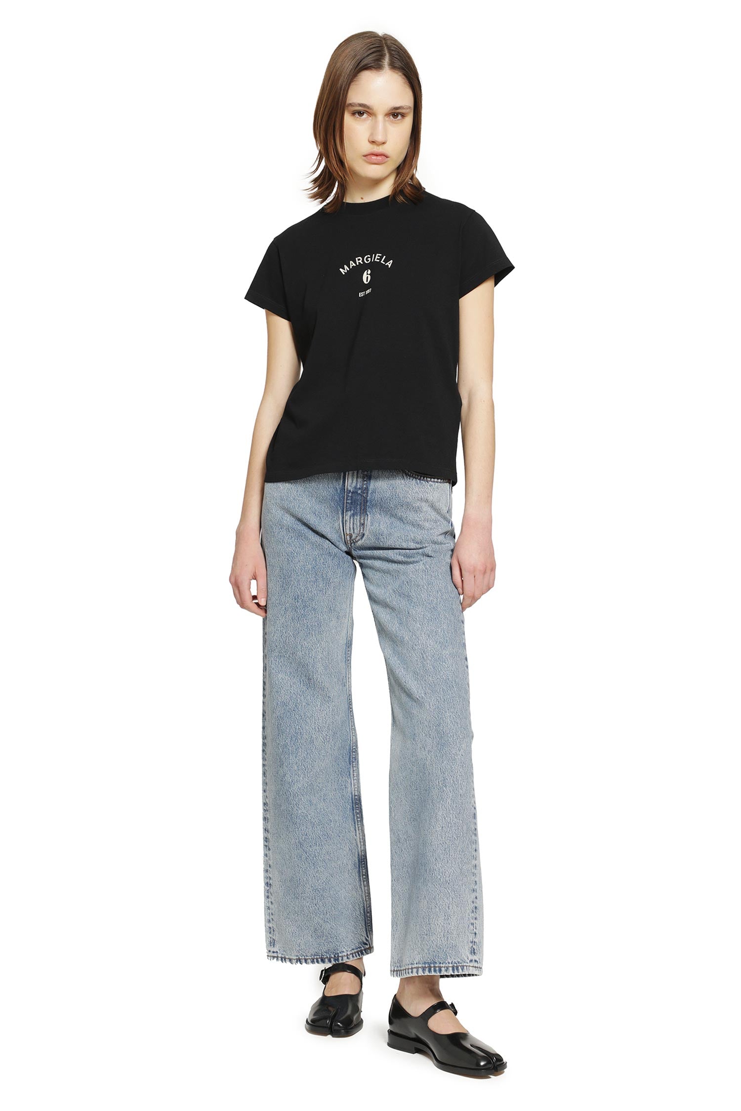 MM6 MAISON MARGIELA Signature Jersey T-Shirt woman