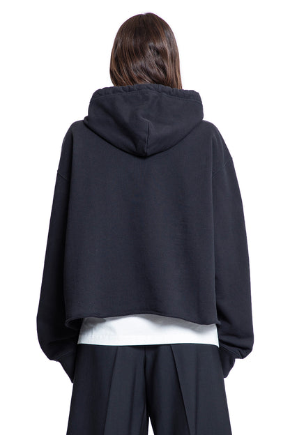 MM6 MAISON MARGIELA WOMAN BLACK SWEATSHIRTS