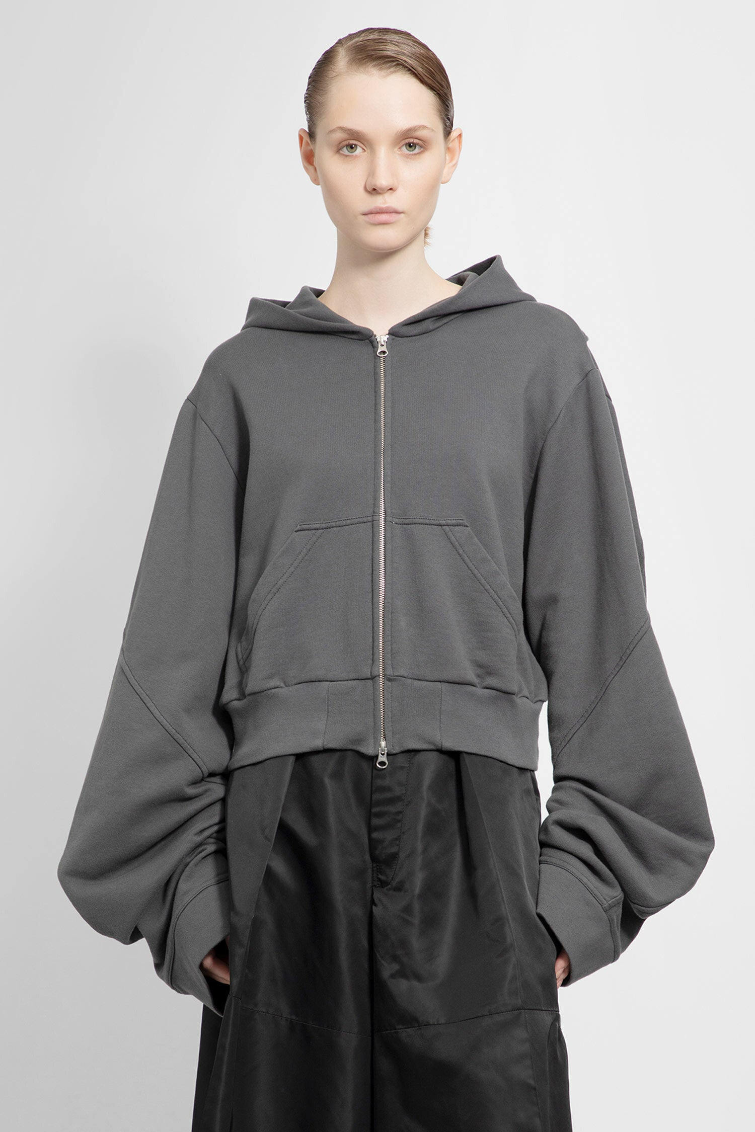 MM6 MAISON MARGIELA WOMAN GREY SWEATSHIRTS