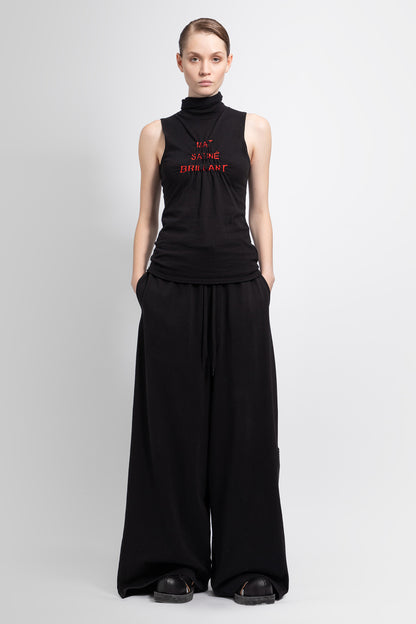 MM6 MAISON MARGIELA WOMAN BLACK TROUSERS