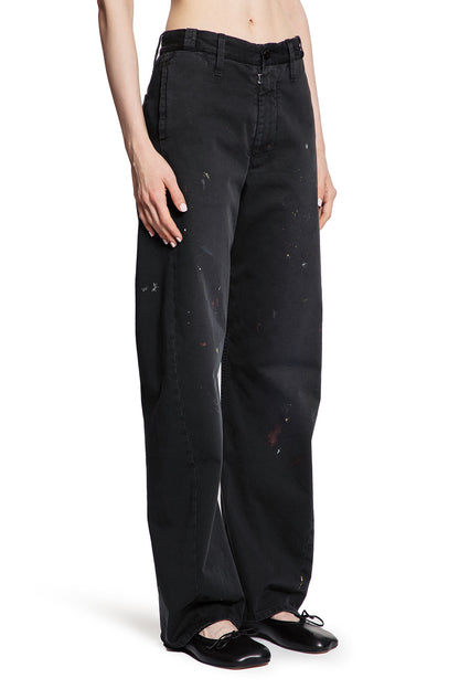 MM6 MAISON MARGIELA WOMAN BLACK TROUSERS