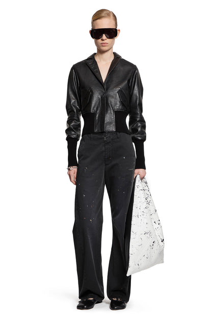 MM6 MAISON MARGIELA WOMAN BLACK TROUSERS