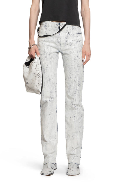 MM6 MAISON MARGIELA WOMAN WHITE JEANS