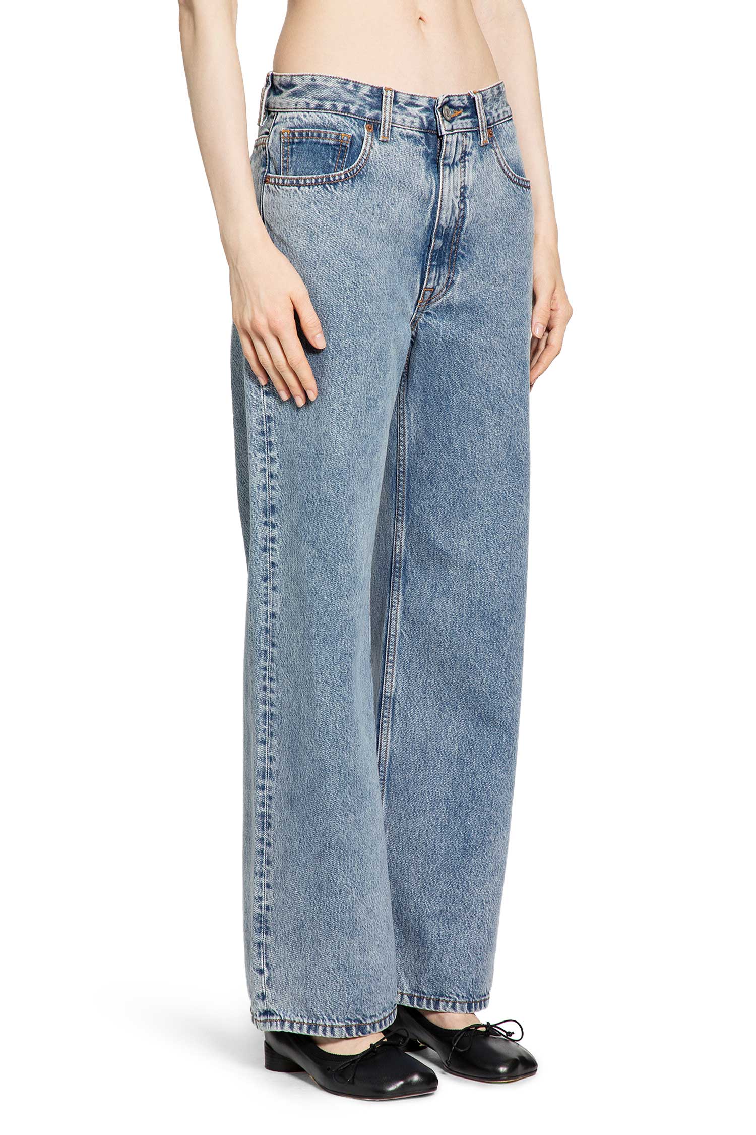 MM6 MAISON MARGIELA WOMAN BLUE JEANS