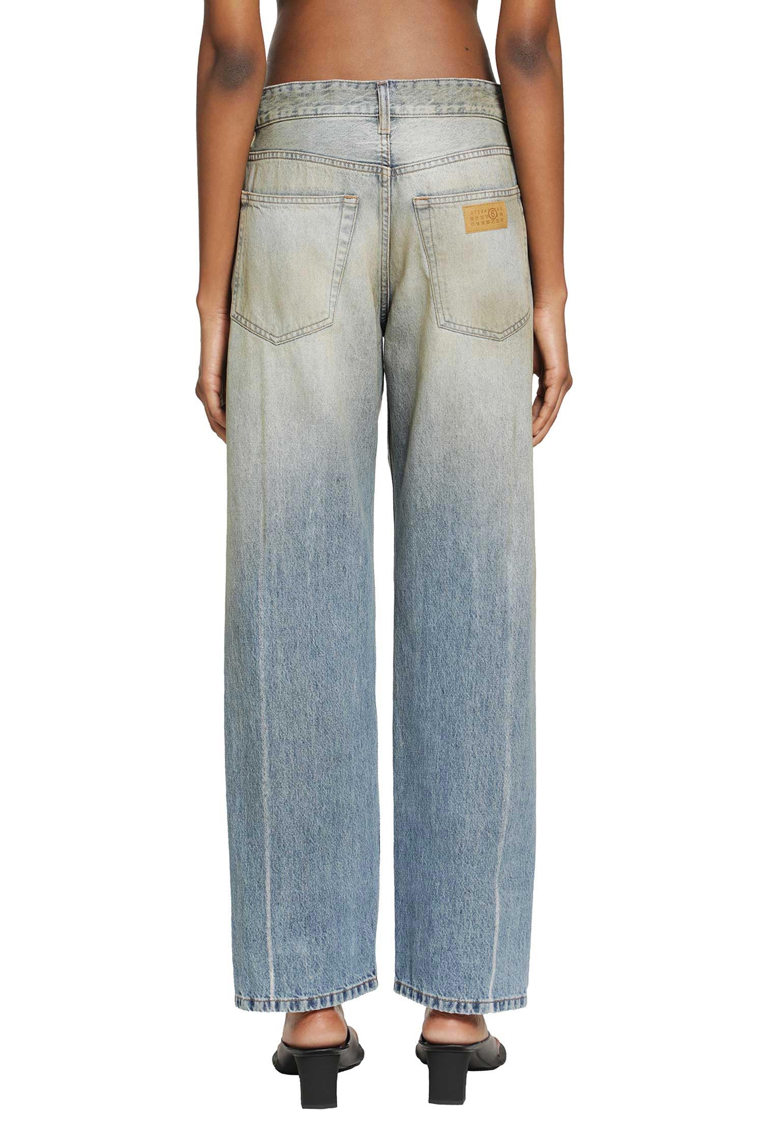 MM6 MAISON MARGIELA Straight Leg Jeans woman