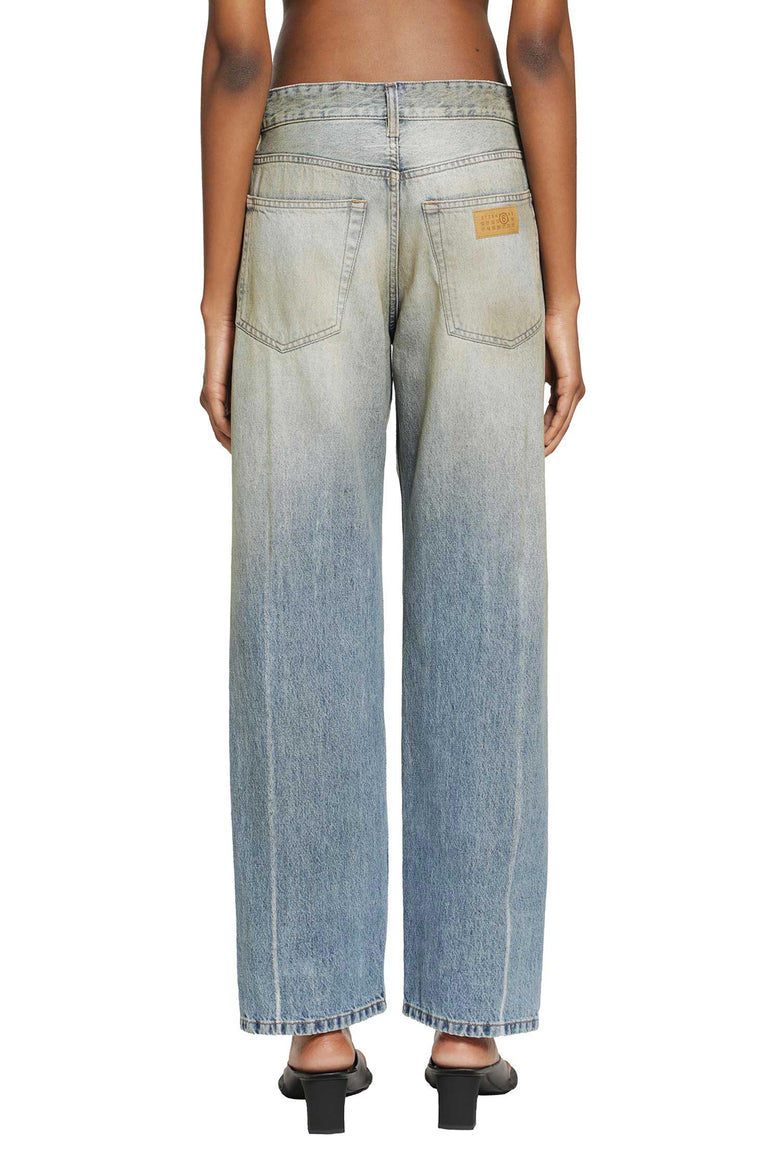 MM6 MAISON MARGIELA Straight Leg Jeans woman