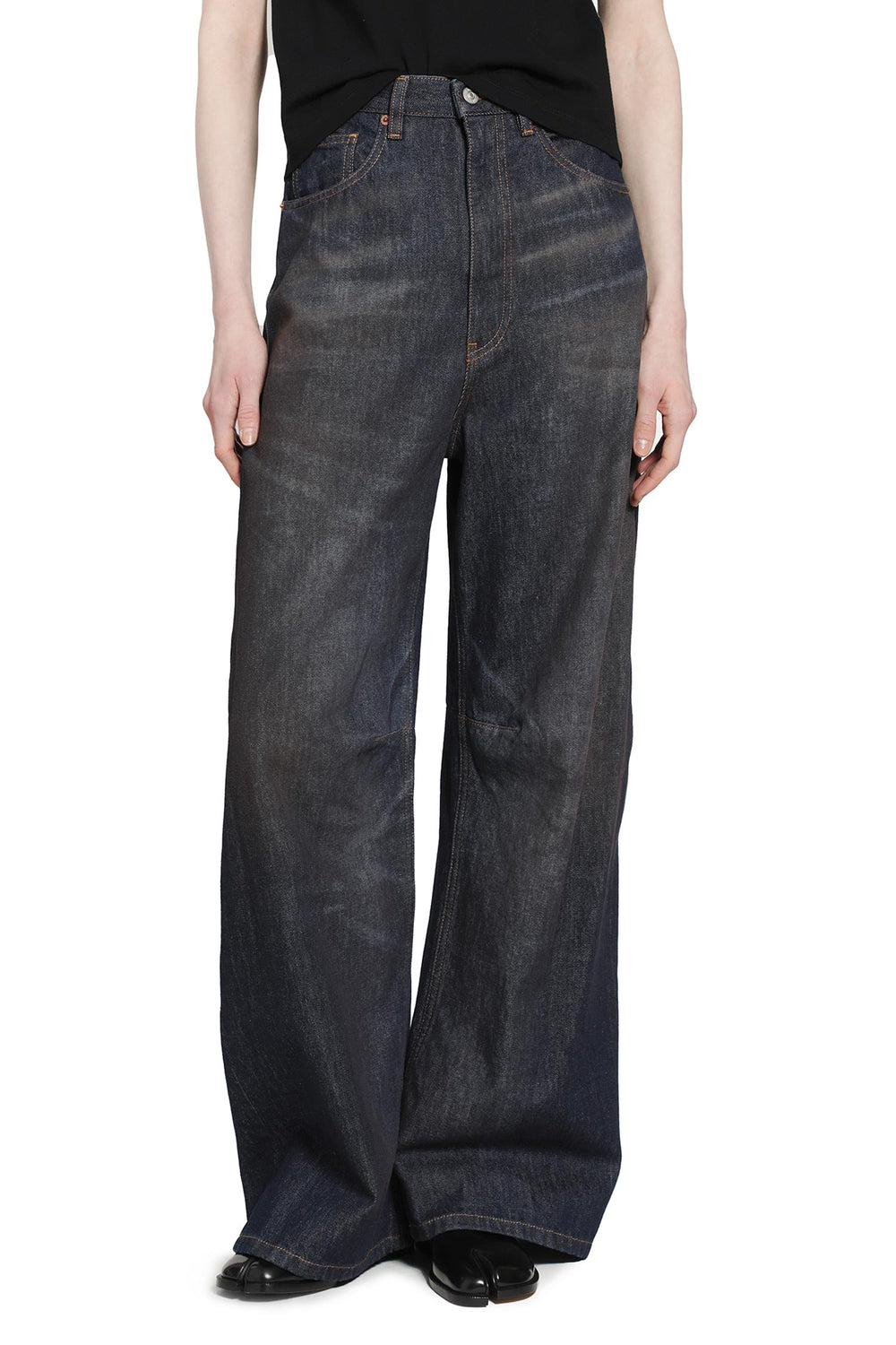 MM6 MAISON MARGIELA Wide Leg  Jeans woman