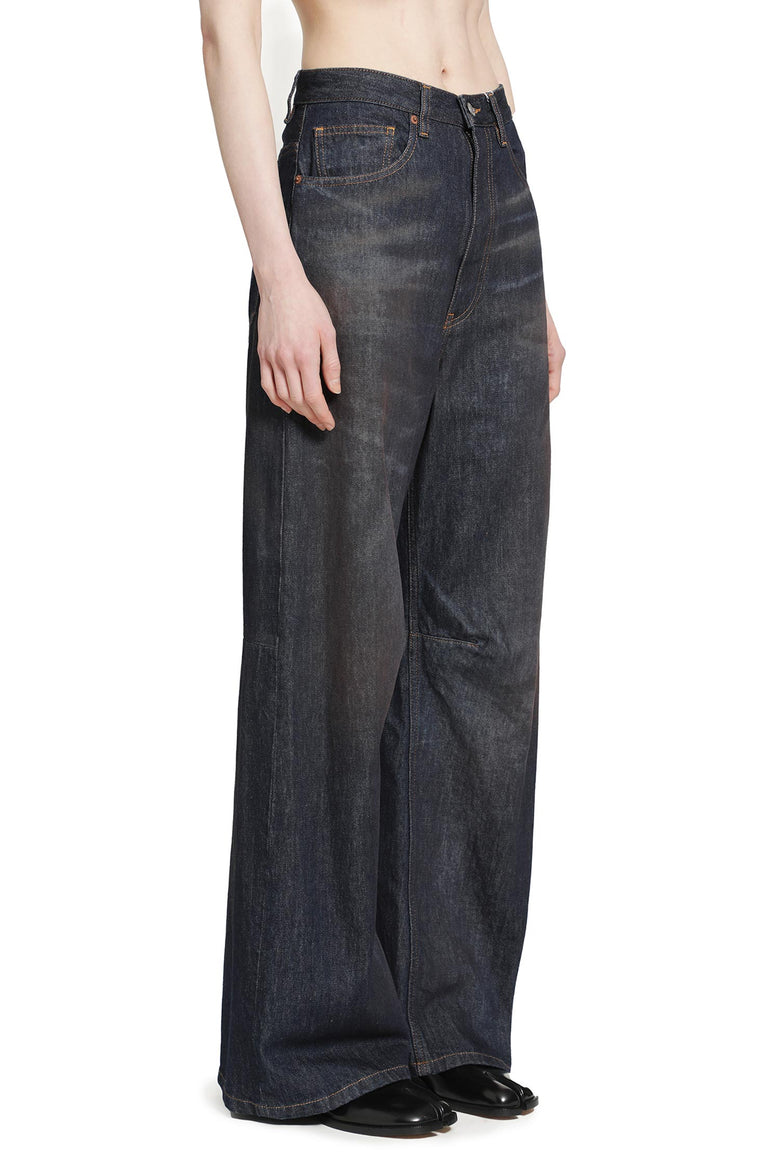 
              MM6 MAISON MARGIELA Wide Leg  Jeans woman
            