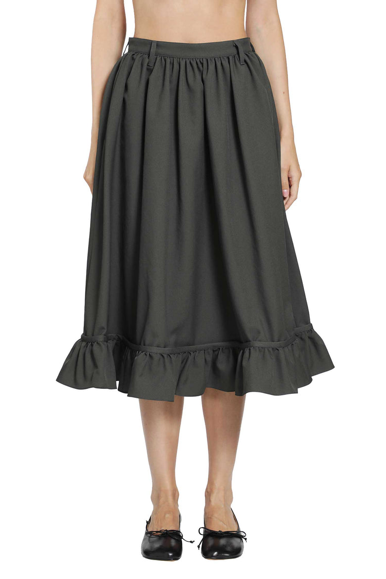 
              MM6 MAISON MARGIELA Gathered Midi Skirt woman
            